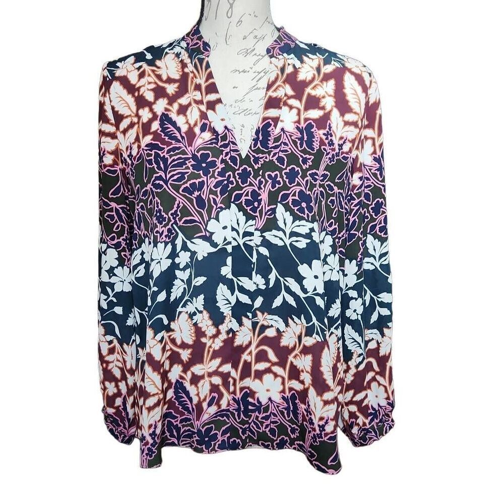 Rachel Rachel Roy Ladies Size Small Multi Combo September V-Neck Blouse